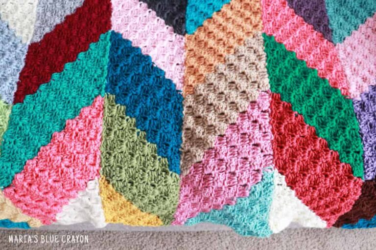 CROCHET SCRAP BLANKET - Crochet Easy Patterns