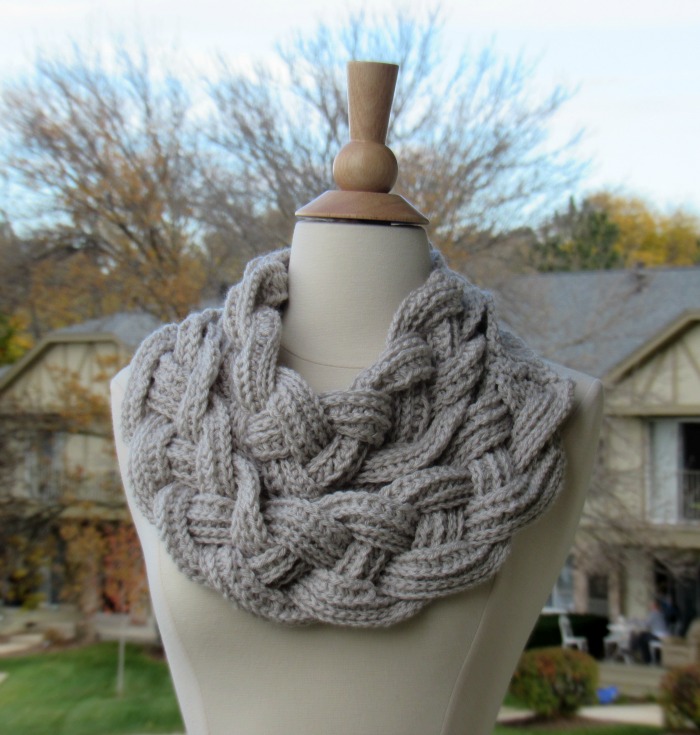 Double Layered Braided Cowl Crochet Tutorial Crochet Easy Patterns