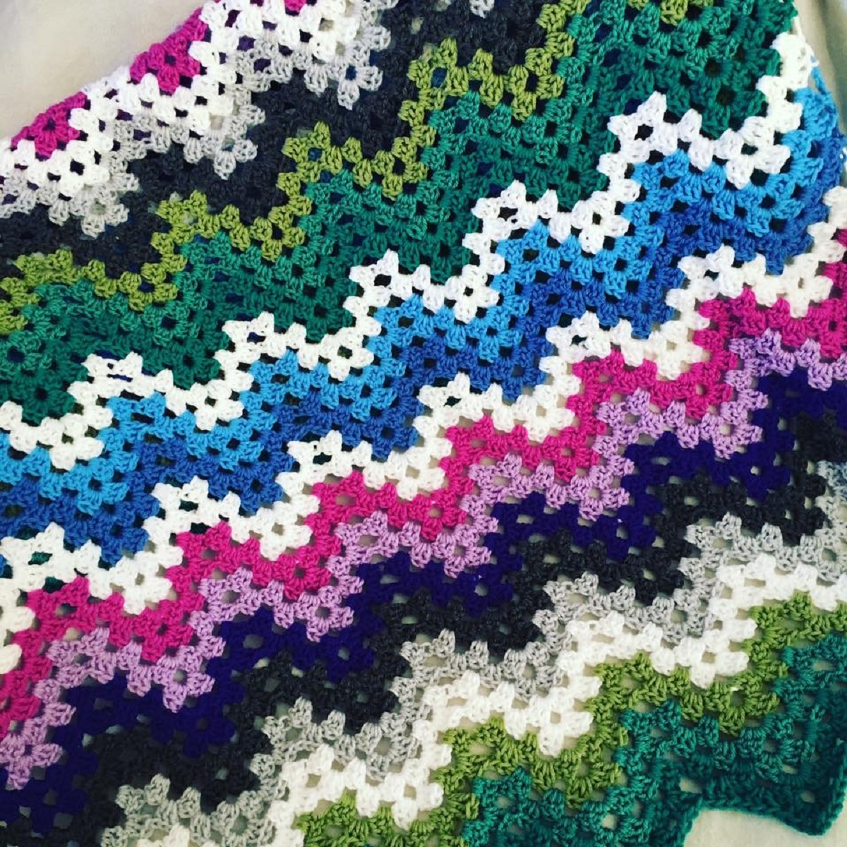 Granny Ripple Blanket Crochet Easy Patterns