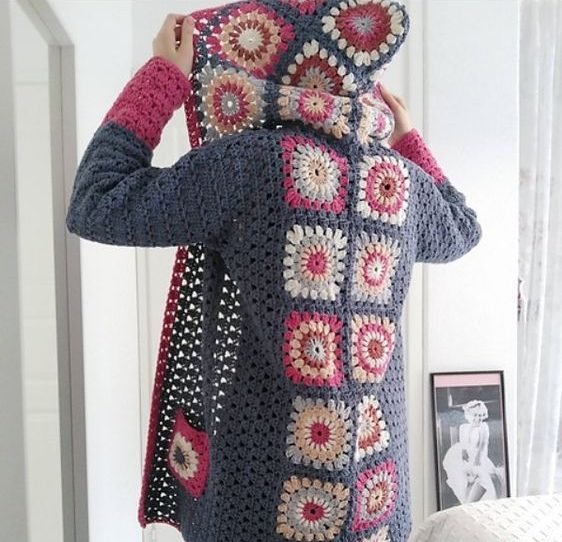 Revival Granny Square Cardigan