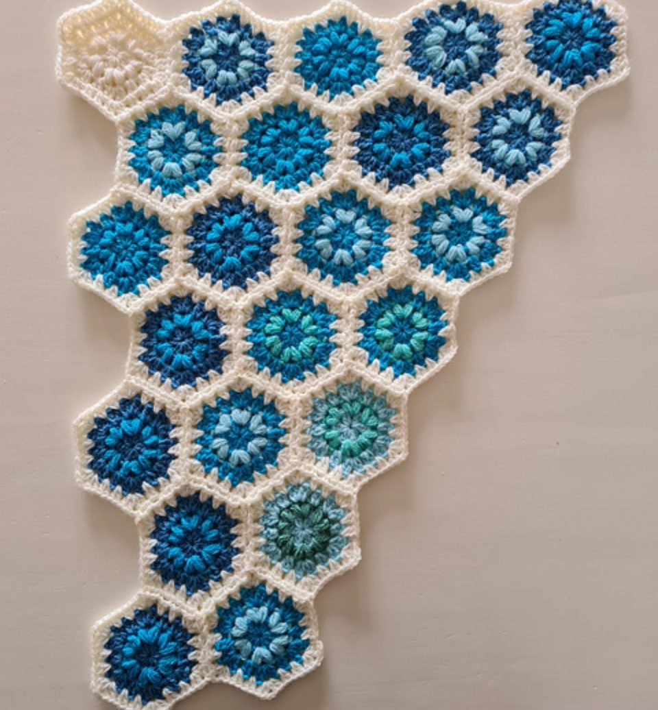 Primrose temperature blanket pattern - Crochet Easy Patterns