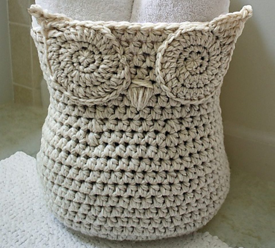 Owl Crochet Basket Crochet Easy Patterns