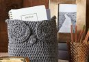 Owl Crochet Basket