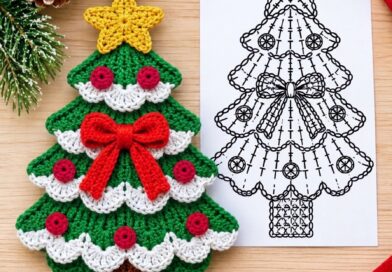 The Cutest 3D Christmas Tree Applique You’ll Ever See! (Free Pattern)