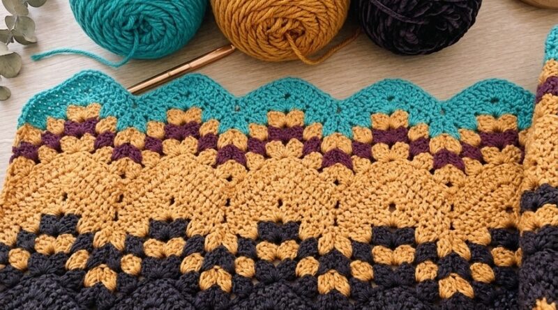 Free chevron crochet blanket patterns