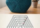 Free hexagon crochet bag pattern